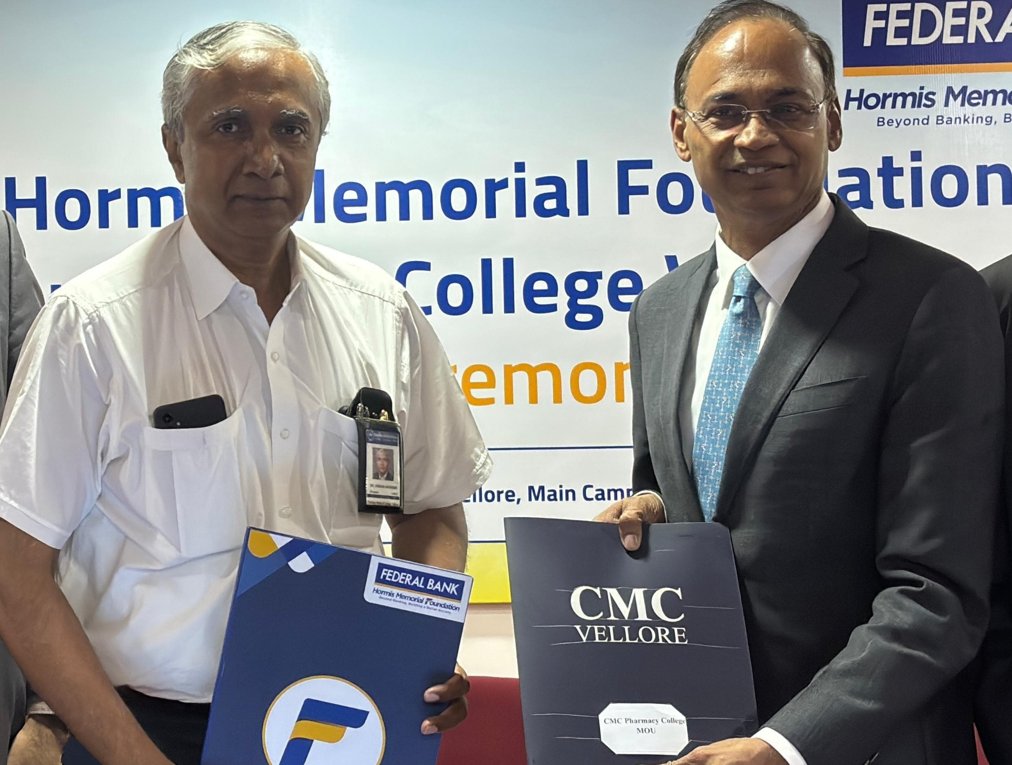 Tamil Report News18 Sanjeevani |(MoU) signed between CMC & Federal Bank Hormis Memorial Foundation: N18